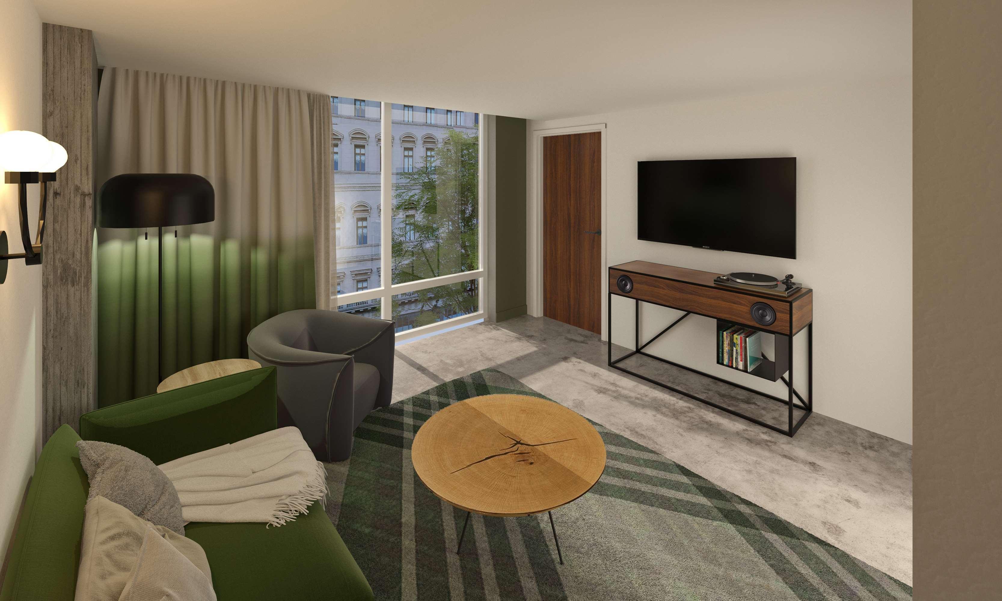 ホテル Hyatt Centric Downtown ポートランド エクステリア 写真